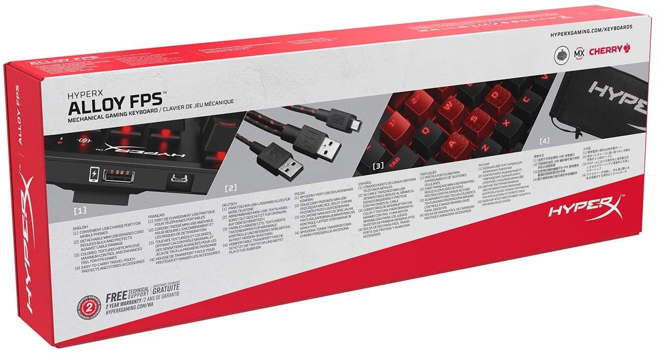HYPERX ALLOY FPS MECHANICAL GAMING KEYBOARD (CHERRY MX RED) - DataBlitz