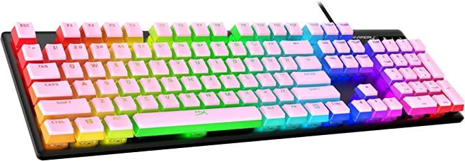 HyperX Pudding Keycaps Double Shot PBT (Pink) - DataBlitz