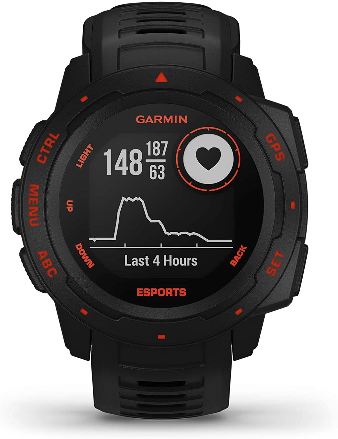 GARMIN INSTINCT ESPORTS EDITION SMARTWATCH (BLACK LAVA) (010-02064-78) - DataBlitz