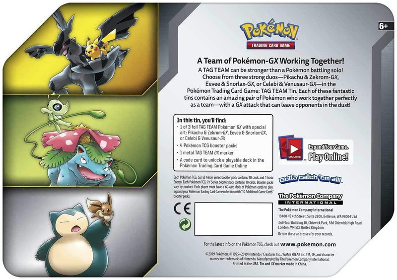 POKEMON TRADING CARD GAME TAG TEAM EEVEE & SNORLAX GX - DataBlitz