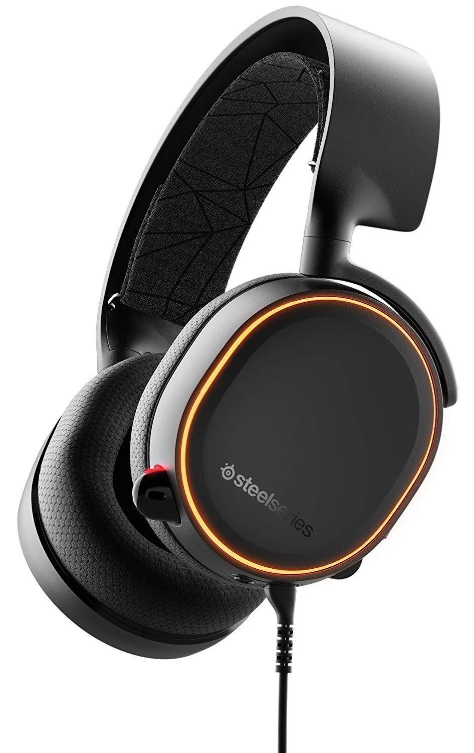 STEELSERIES ARCTIS 5 BLACK 7.1 SURROUND RGB GAMING HEADSET 2019 EDITION (PN61504) - DataBlitz