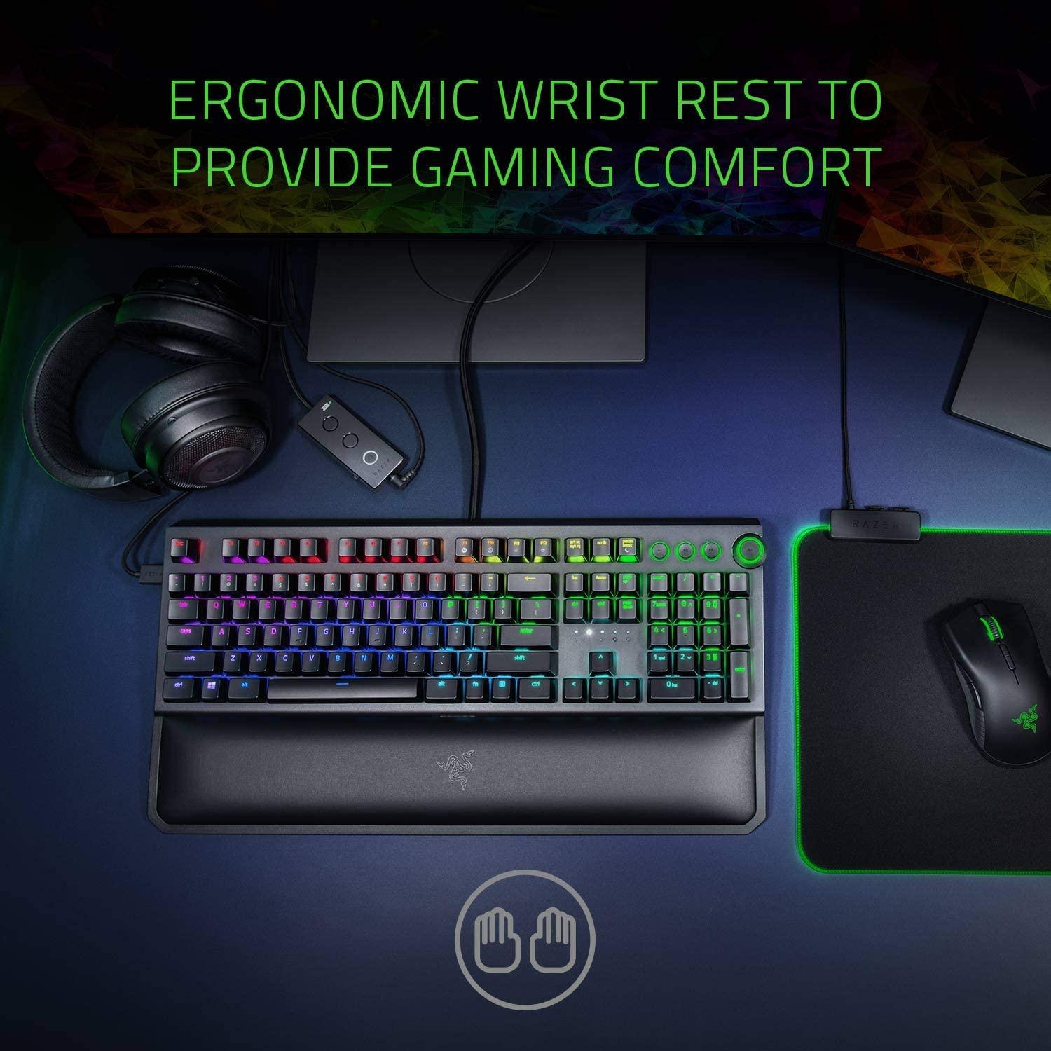 RAZER BLACKWIDOW ELITE MECHANICAL GAMING KEYBOARD (GREEN SWITCH) - DataBlitz
