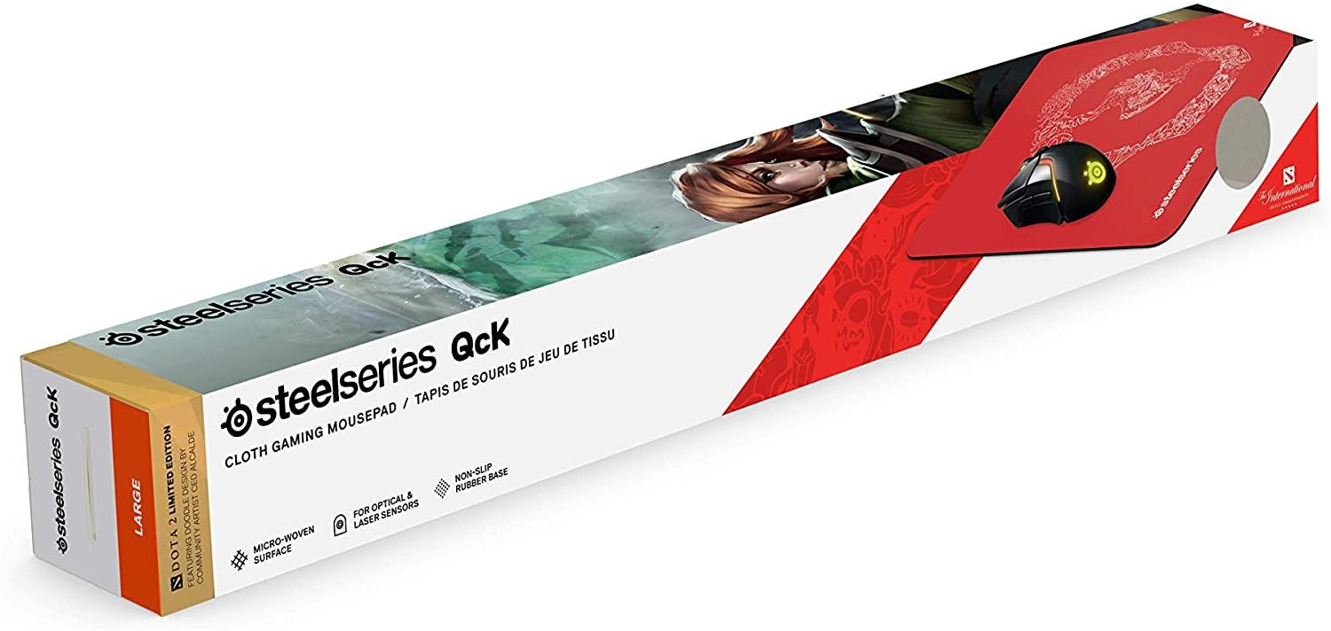 マウスパッドQck Large Dota 2 TI9 Edition 3枚 楽天市場】SteelSeries ゲーミングマウスパッド Qck Large Dota