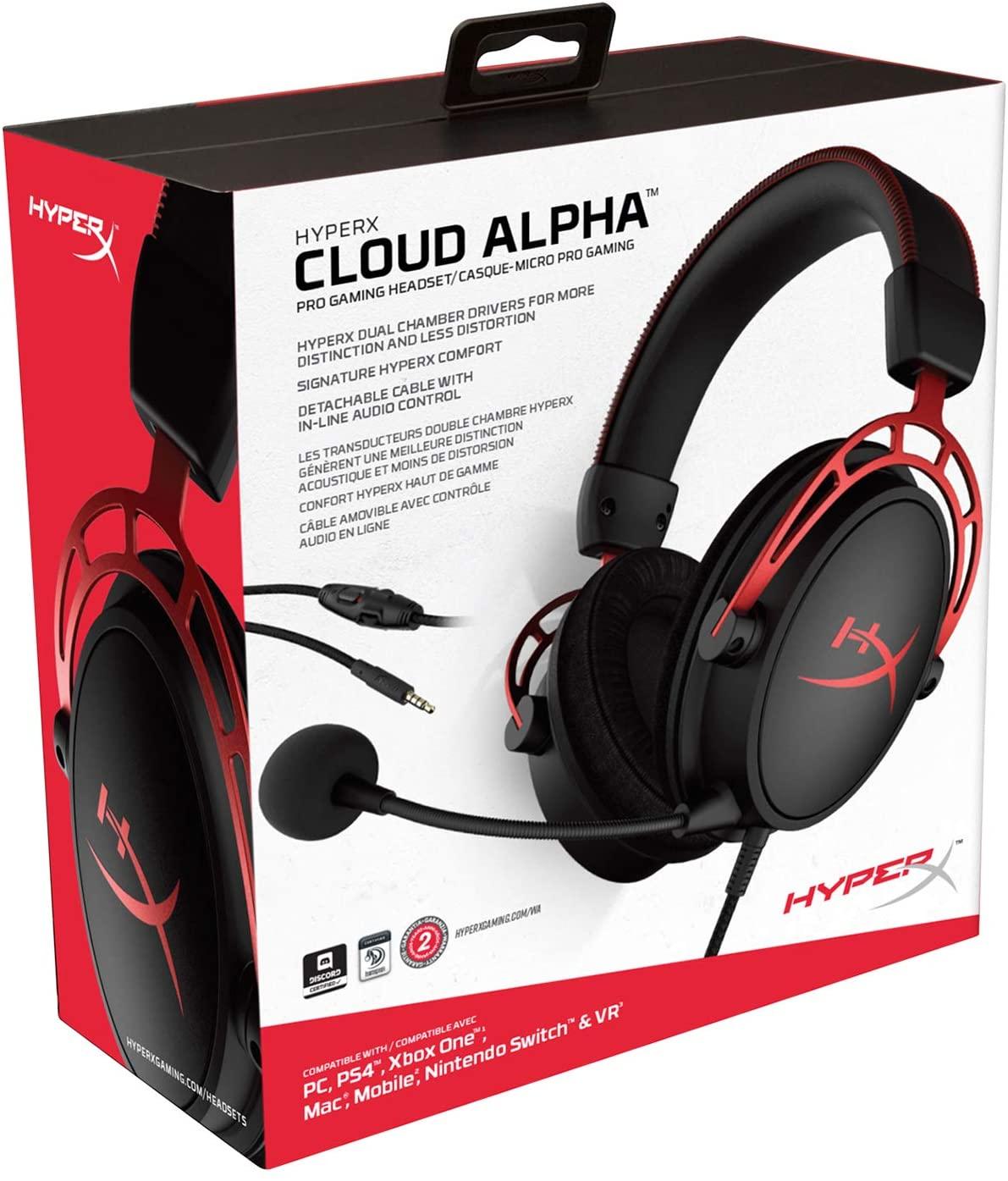 HyperX Cloud Alpha Pro Gaming Headset (PC/PS4/XboxOne/Mac/Mobile/NSW & VR) - DataBlitz