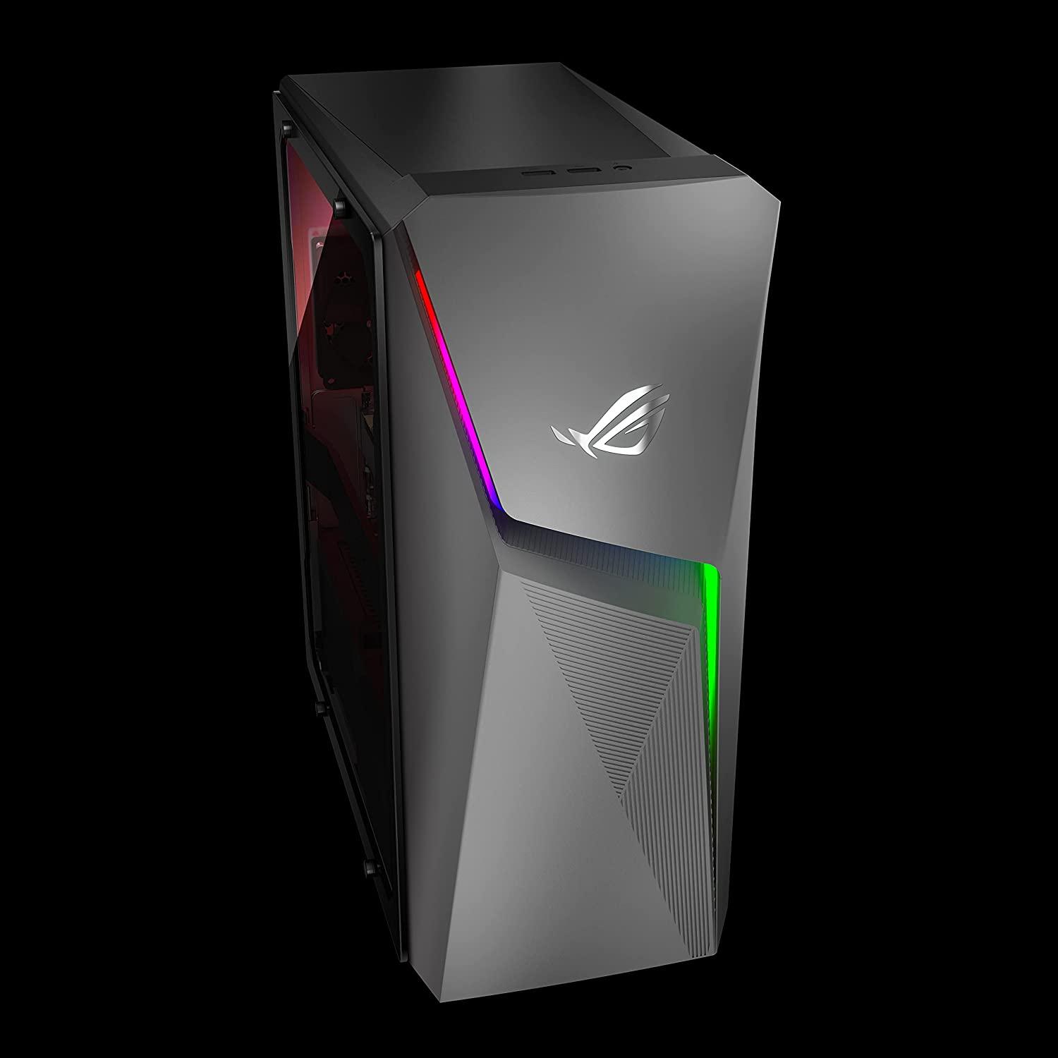 ASUS ROG STRIX G10DK-75700G006WS AMD R7-5700G 16GB RAM 1TB HDD + 256GB SSD NV GTX1660TI 27L TOWER GAMING DESKTOP (GRAY) + MS OFFICE HOME & STUDENT 2021 - DataBlitz