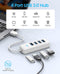 Orico 4-Port USB 3.0 Hub (White) (PW4U-U3-015-WH-EP) - DataBlitz