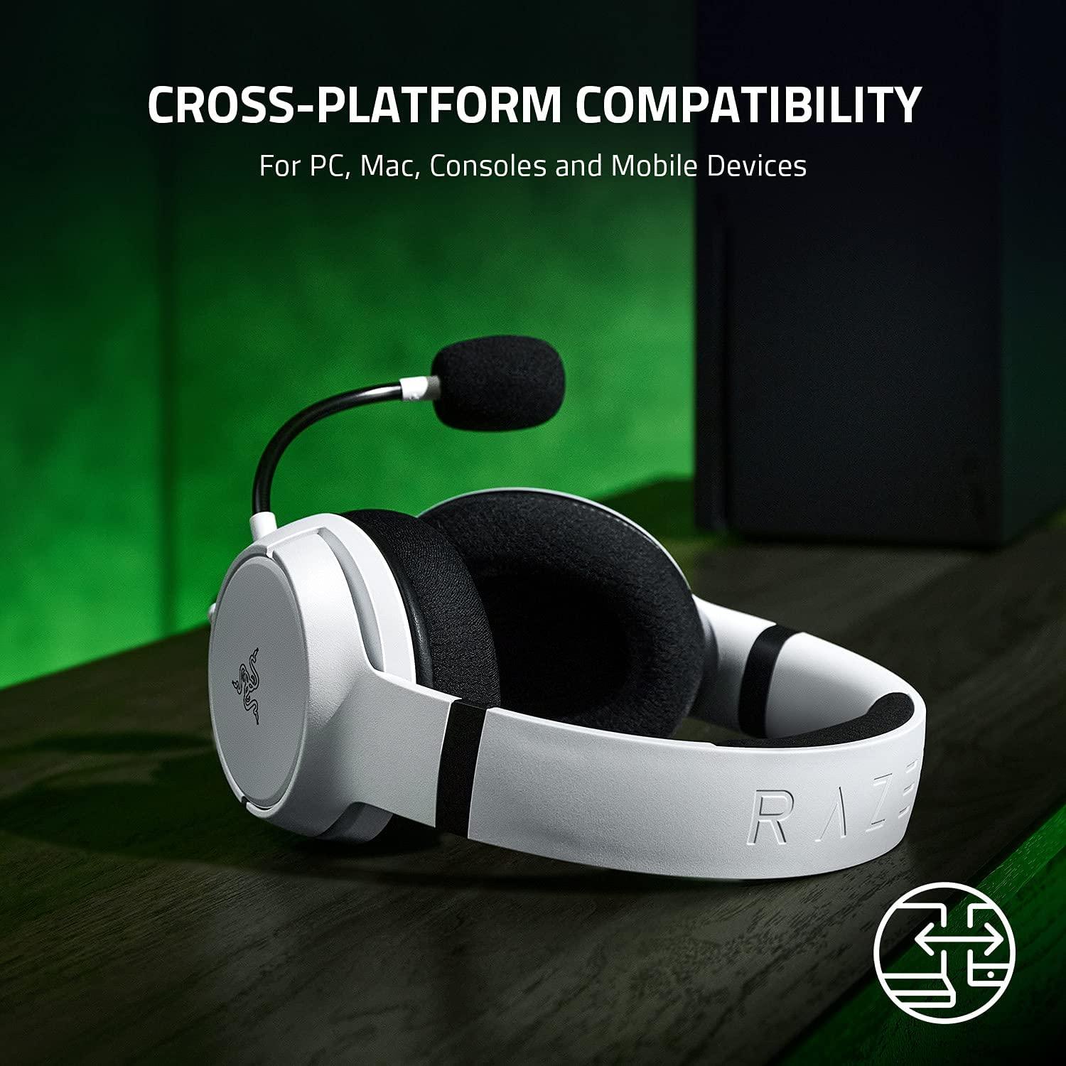 RAZER KAIRA X WIRED GAMING HEADSET FOR XBOX SERIES X|S (WHITE) - DataBlitz