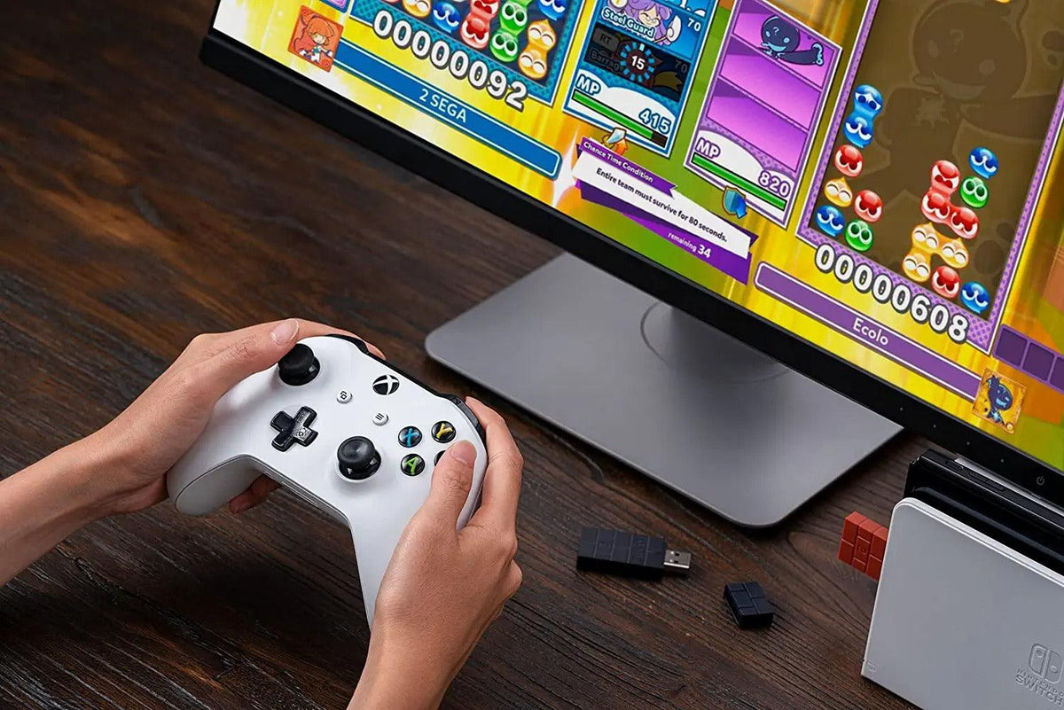 8BitDo USB Wireless Adapter 2 for Switch/ Windows/ RasPi 83DC (Brown Ed.) - DataBlitz