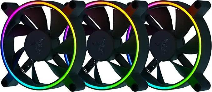 Razer Kunai Chroma 120MM LED  PWM ARGB Hydraulic Performance Fan (3 Fans) - DataBlitz