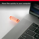 SANDISK ULTRA DUAL DRIVE GO USB 3.1 TYPE-C 64GB FLASH DRIVE (PEACH) - DataBlitz