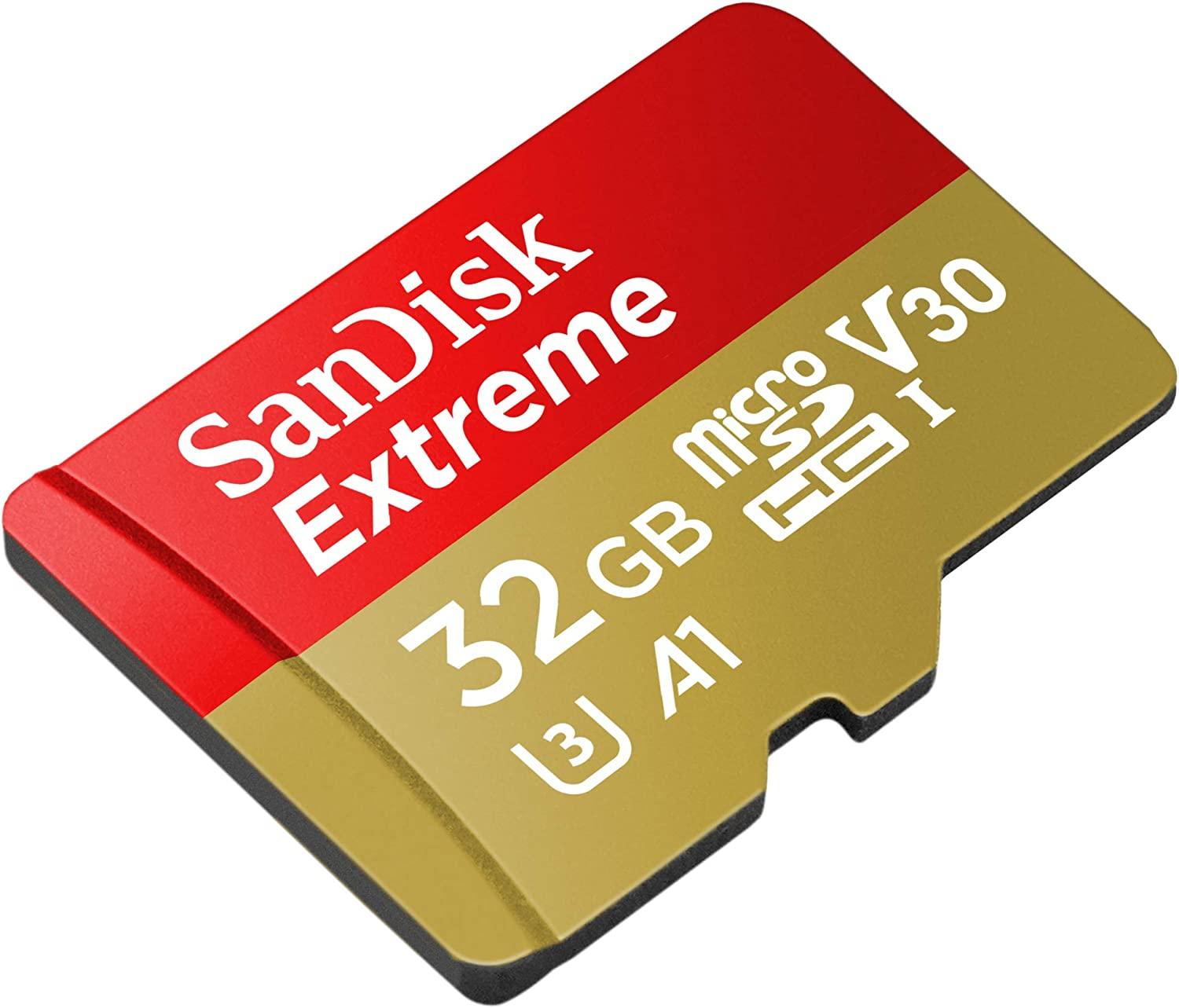 Sandisk Extreme 32GB MICROSDHC UHS-1 Card For Mobile Gaming (SDSQXAF-032G-GN6GN) - DataBlitz