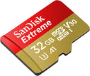 Sandisk Extreme 32GB MICROSDHC UHS-1 Card For Mobile Gaming (SDSQXAF-032G-GN6GN) - DataBlitz