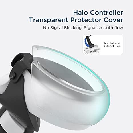 KIWI DESIGN Top Version Controller Grips Cover Compatible With Oculus Quest 2 (Black + Red & Blue) (KW-Q1PRO-3-BKRBU-1-US) - DataBlitz