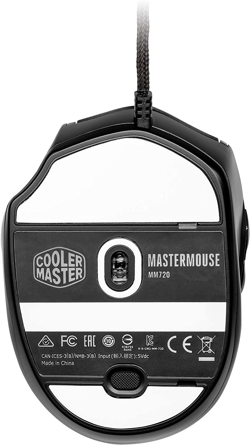 COOLER MASTER MM720 ULTRA LIGHTWEIGHT CLAW GRIP GAMING MOUSE W/ RGB MATTE BLACK - DataBlitz