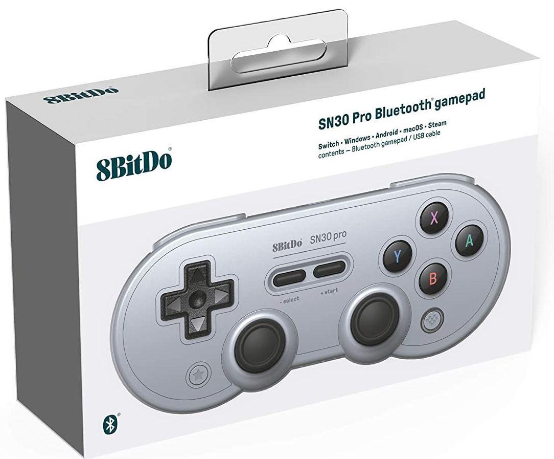 8BITDO SN30 PRO BLUETOOTH GAMEPAD GRAY EDITION (SWITCH/WINDOWS/ANDROID/MACOS/STEAM) - DataBlitz