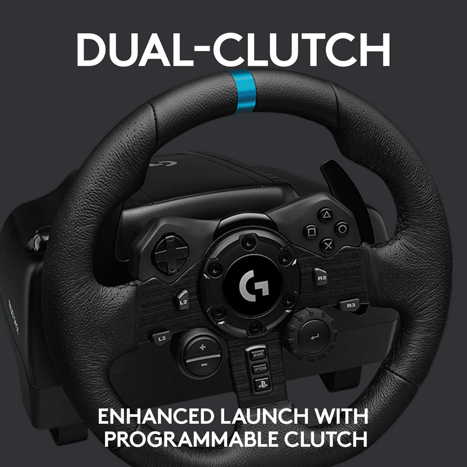 LOGITECH G923 TRUEFORCE RACING WHEEL AND PEDALS FOR PS4/PC - DataBlitz