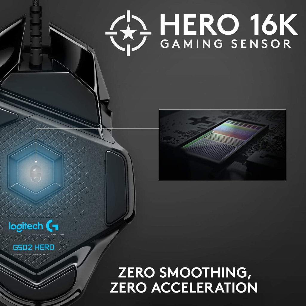 Logitech 508 Logitech G502 Hero High Performance Gaming Mouse