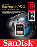 Sandisk Extreme Pro 32GB SDHC UHS-1 Card (SDSDXXG-032G-GN4IN) - DataBlitz