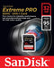 Sandisk Extreme Pro 32GB SDHC UHS-1 Card (SDSDXXG-032G-GN4IN) - DataBlitz
