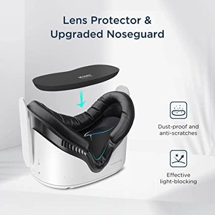 KIWI DESIGN 6 IN 1 Fitness Facial Interface Compatible With Oculus Quest 2 (Black) (KW-Q2-5-3-US) - DataBlitz