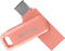 SANDISK ULTRA DUAL DRIVE GO USB 3.1 TYPE-C 64GB FLASH DRIVE (PEACH) - DataBlitz