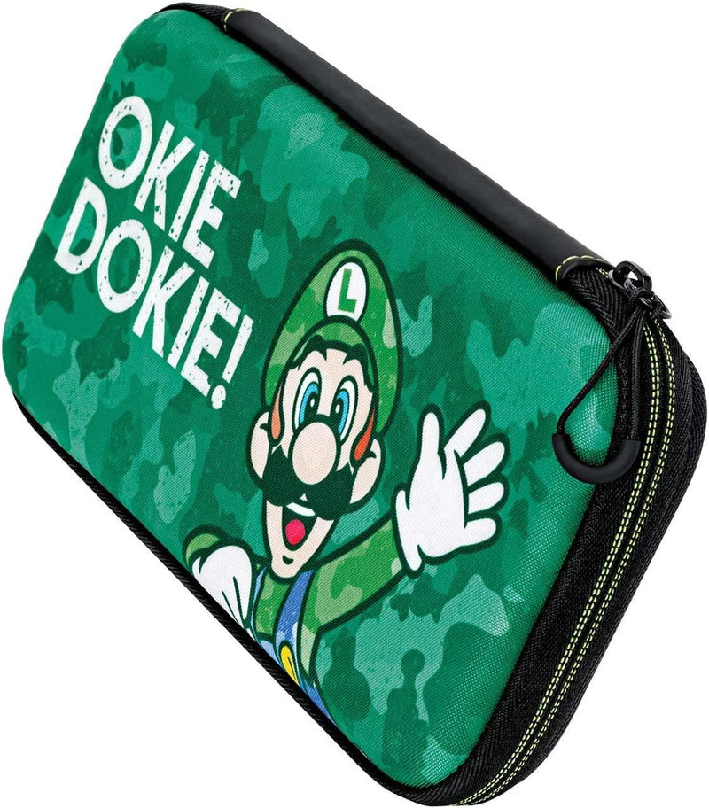 NSW PDP Slim Travel Case Luigi Camo Edition (500-105) - DataBlitz