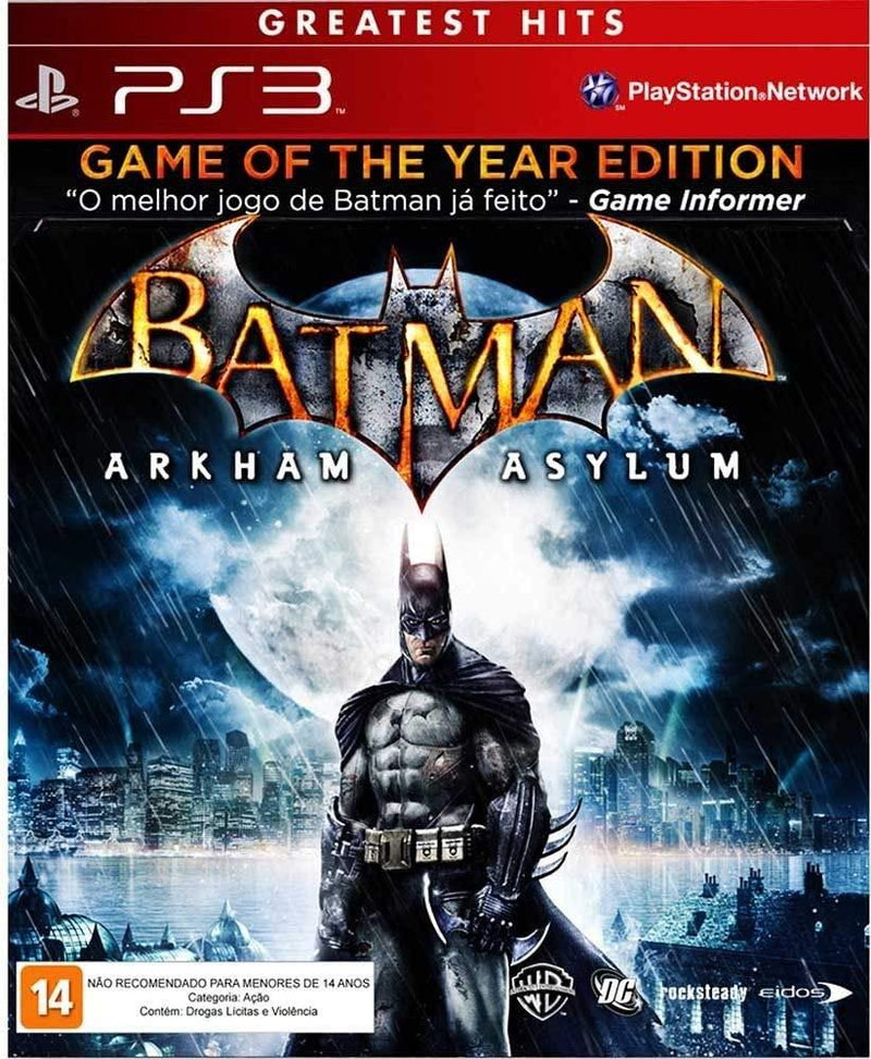 PS3 BATMAN ARKHAM ASYLUM GOTY REG.1 GH - DataBlitz