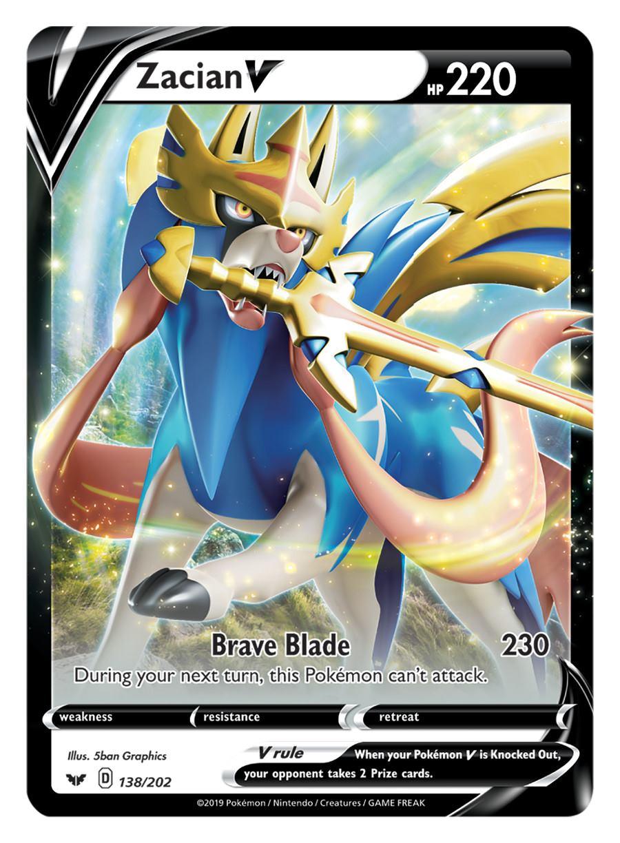 POKEMON TRADING CARD GAME GROOKEY GALAR COLLECTION BOX ZACIAN V - DataBlitz