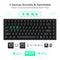 ROYAL KLUDGE RK84 TRI-MODE RGB 84 KEYS HOT SWAPPABLE MECHANICAL KEYBOARD BLACK (BROWN SWITCH) - DataBlitz