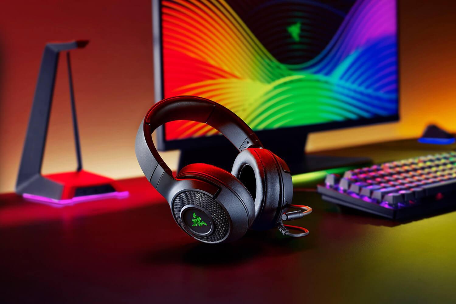 RAZER KRAKEN X USB DIGITAL 7.1 SURROUND SOUND GAMING HEADSET (BLACK) - DataBlitz