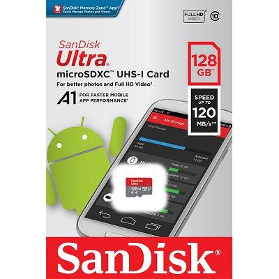 SANDISK ULTRA MICROSDXC USH-1 128GB CLASS 10 (120MB/S) - DataBlitz