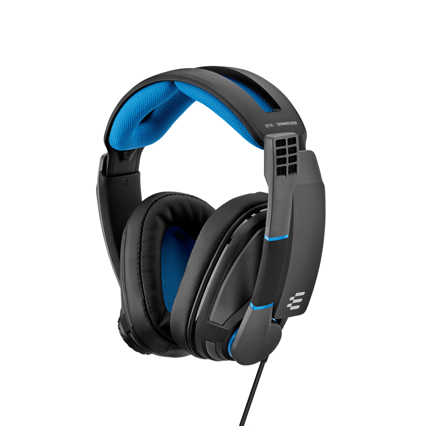 EPOS SENNHEISER GSP 300 GAMING SERIES WIRED HEADSET (BLACK/BLUE) - DataBlitz