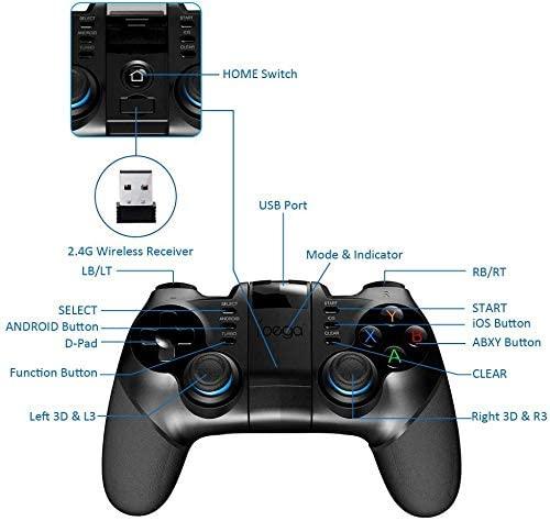 IPEGA 3 IN 1 WIRELESS CONTROLLER (FOR IPHONE/IPAD/ANDROID SMARTPHONE/TABLET) (PG-9156) - DataBlitz