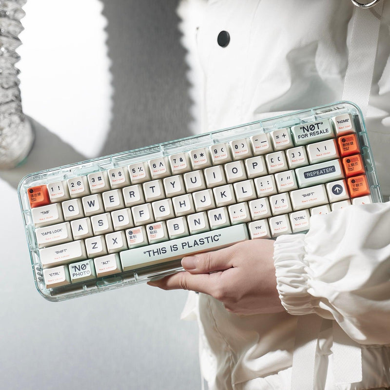 MelGeek MOJO68 Plastic See-Through Custom Programmable Mechanical Keyboard (Kailh Custom Plastic Switch) - DataBlitz