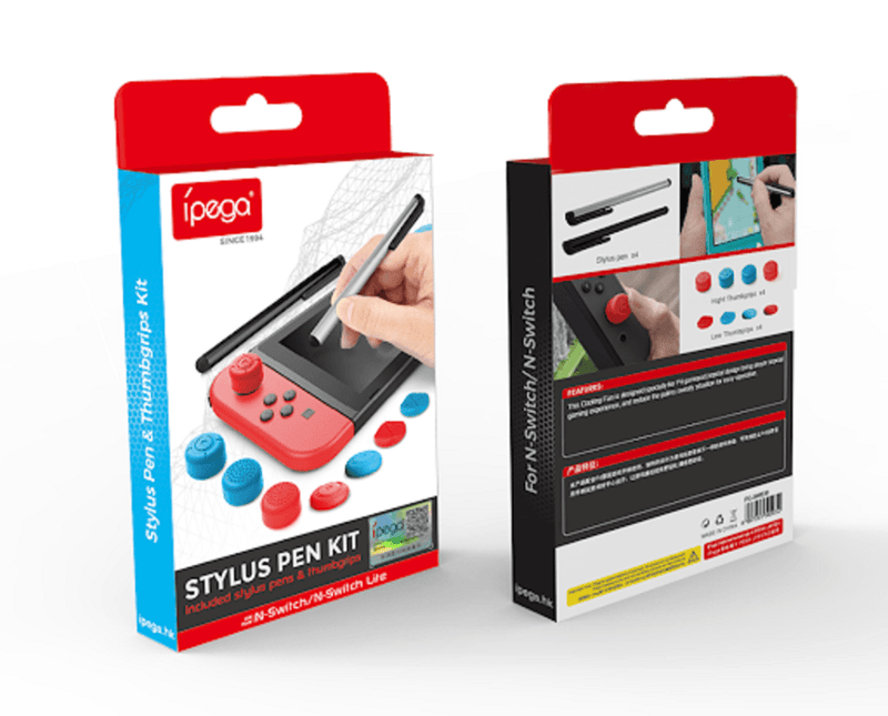 IPEGA STYLUS PEN KIT (INCLUDES STYLUS PENS & THUMB GRIPS) FOR N-SWITCH / N-SWITCH LITE (PG-SW030) - DataBlitz