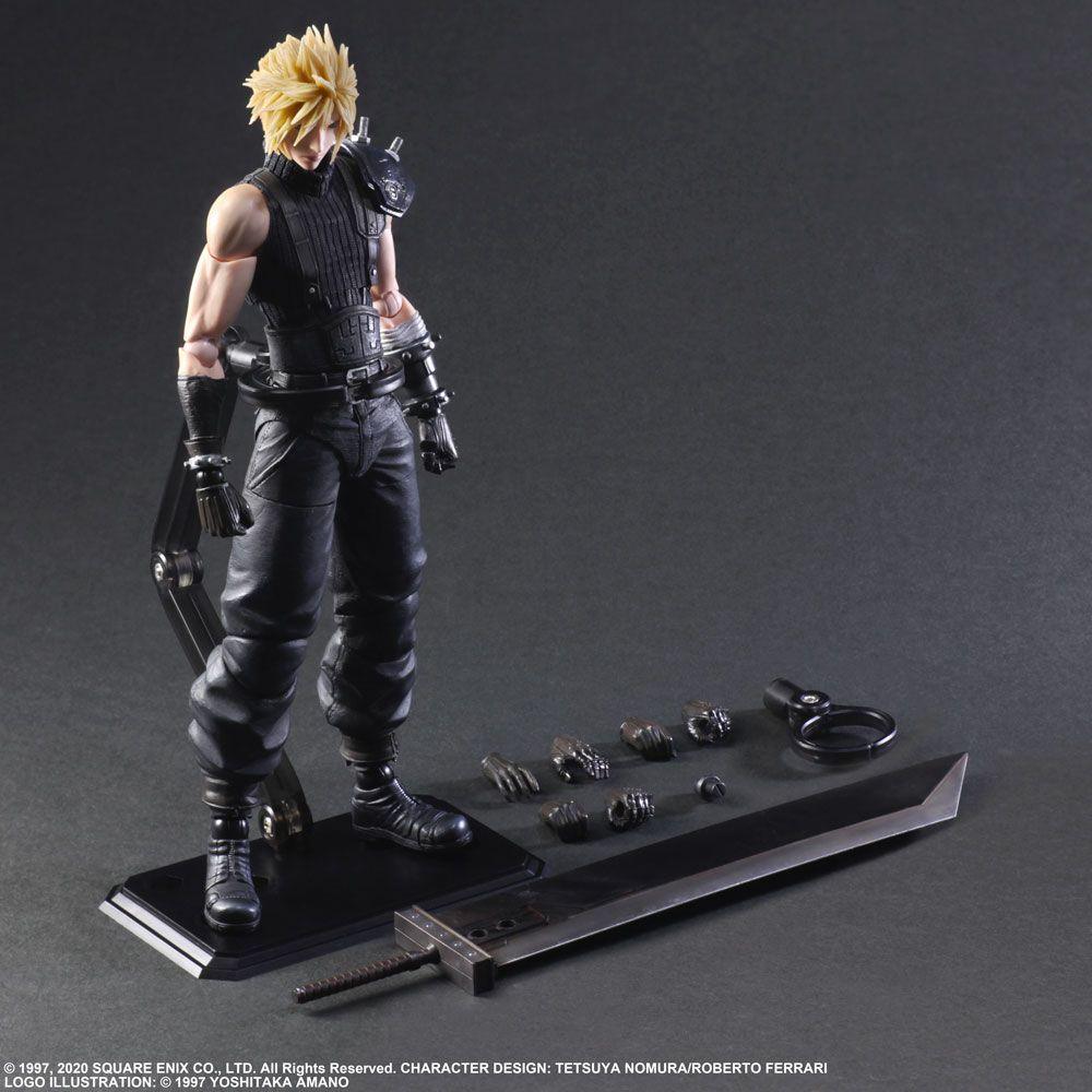 FINAL FANTASY VII REMAKE PLAY ARTS KAI ACTION FIGURE CLOUD STRIFE VER.2 - DataBlitz