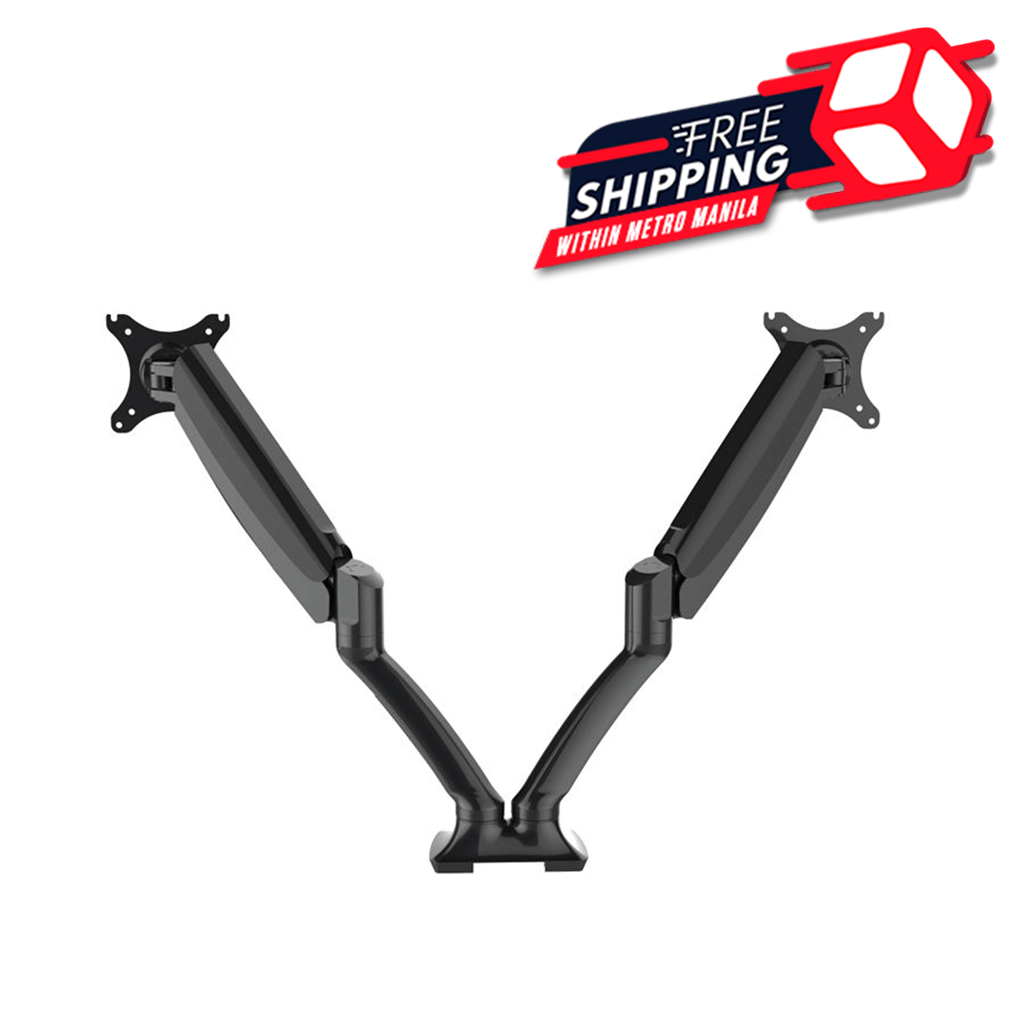 FLEXISPOT DUAL DESKTOP MONITOR MOUNT 10-27 INCHES (F7DB) - DataBlitz