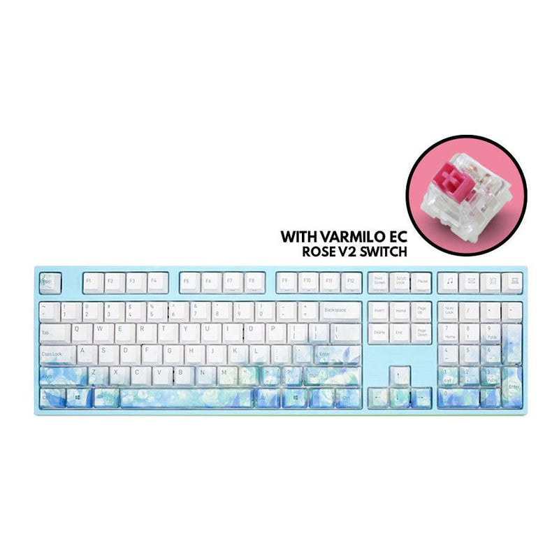 Varmilo MA108M Jasmine Mechanical Keyboard (Varmilo EC Rose V2) (MA108MA048B0A4A01A040) - DataBlitz