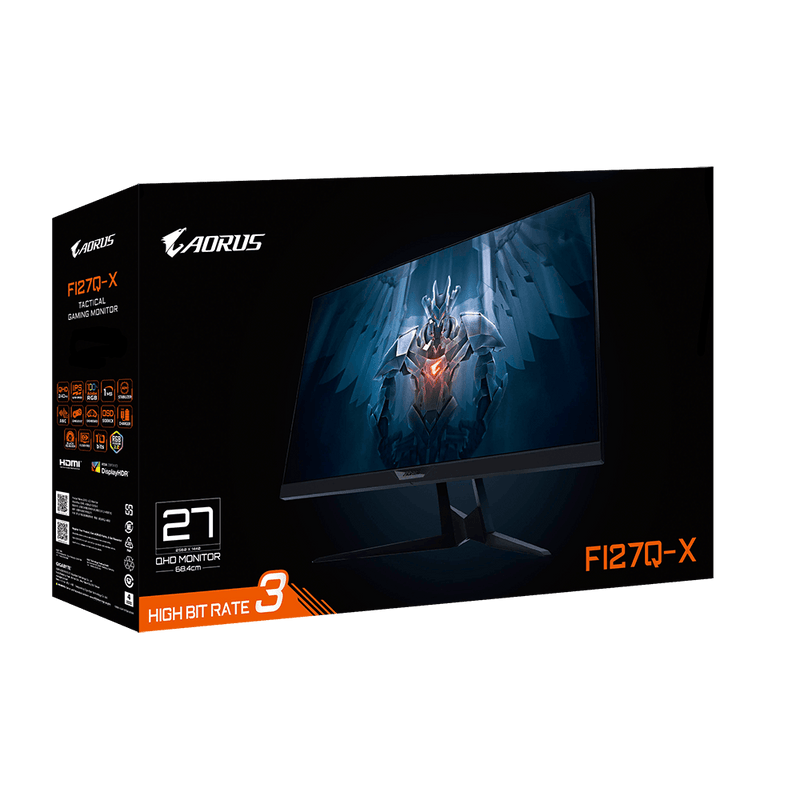 GIGABYTE AORUS GP-FI27Q-X-AP 27" GAMING MONITOR (NEW) - DataBlitz