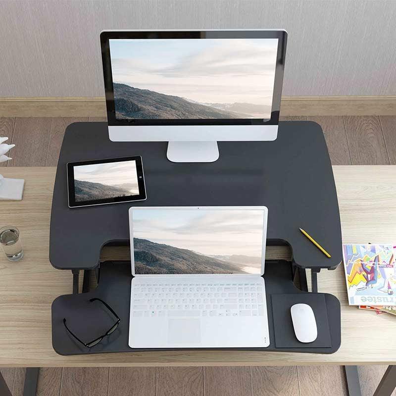 FLEXISPOT STANDING DESK CONVERTER 35-INCHES (M8M-BLACK) - DataBlitz