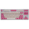 Taihao Double Shot ABS-Cubic Profile Keycaps Set For Cherry MX Switch (104-Keys) (White/Pink) (T01WA201) - DataBlitz