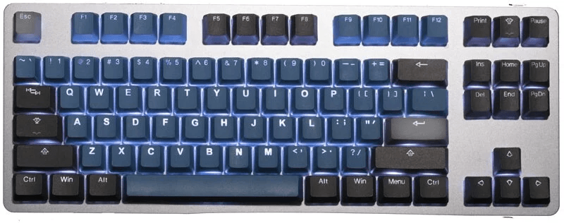 TAIHAO DOUBLE SHOT PBT BACKLIT KEYCAPS SET FOR CHERRY MX SWITCH (132-KEYS) (DEEP - THE FOREST BLUE) (C22BF301) - DataBlitz
