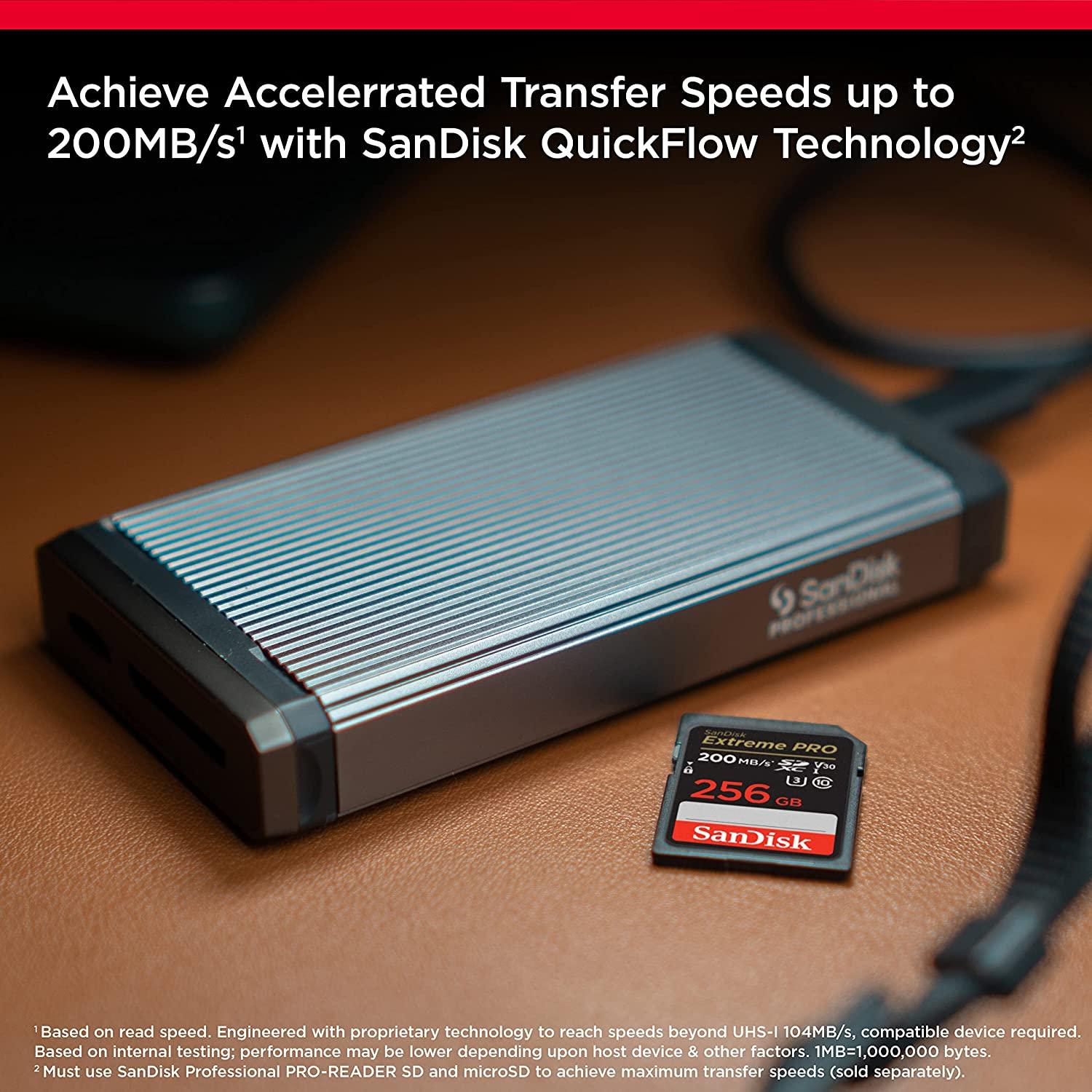 Home All products Sandisk Extreme Pro 256GB 200MB/S UHS...
