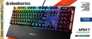 STEELSERIES APEX 7 MECHANICAL GAMING KEYBOARD (BLUE CLICKY SWITCH) (US64774) - DataBlitz