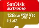 Sandisk Extreme 128GB 190MB/S MICROSDXC UHS-I Card
