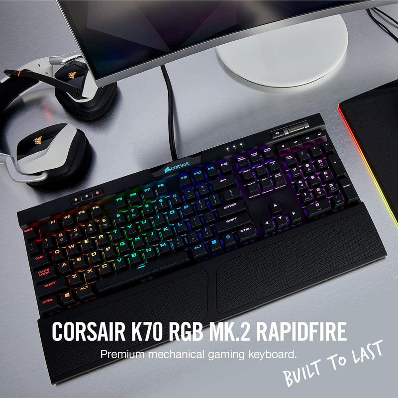 CORSAIR K70 RGB MK.2 RAPIDFIRE MECHANICAL GAMING KEYBOARD (CHERRY MX SPEED) - DataBlitz