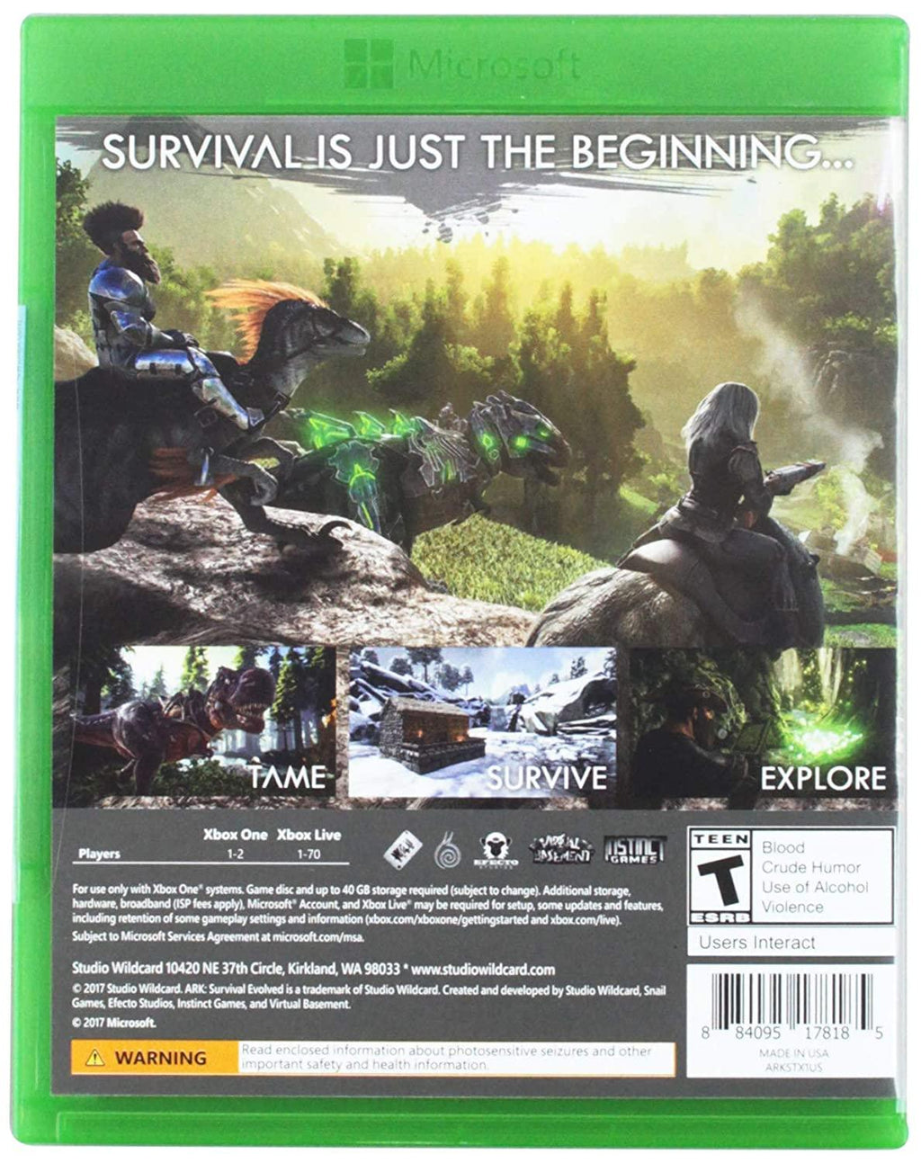 XBOX ONE ARK SURVIVAL EVOLVED (US)