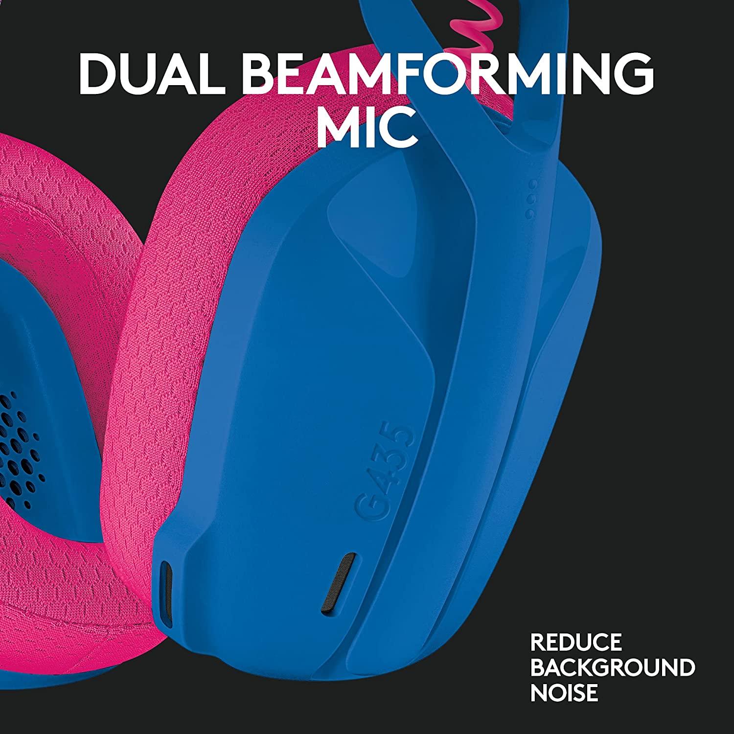 Logitech G435 Lightspeed Wireless Gaming Headset (Blue) - DataBlitz