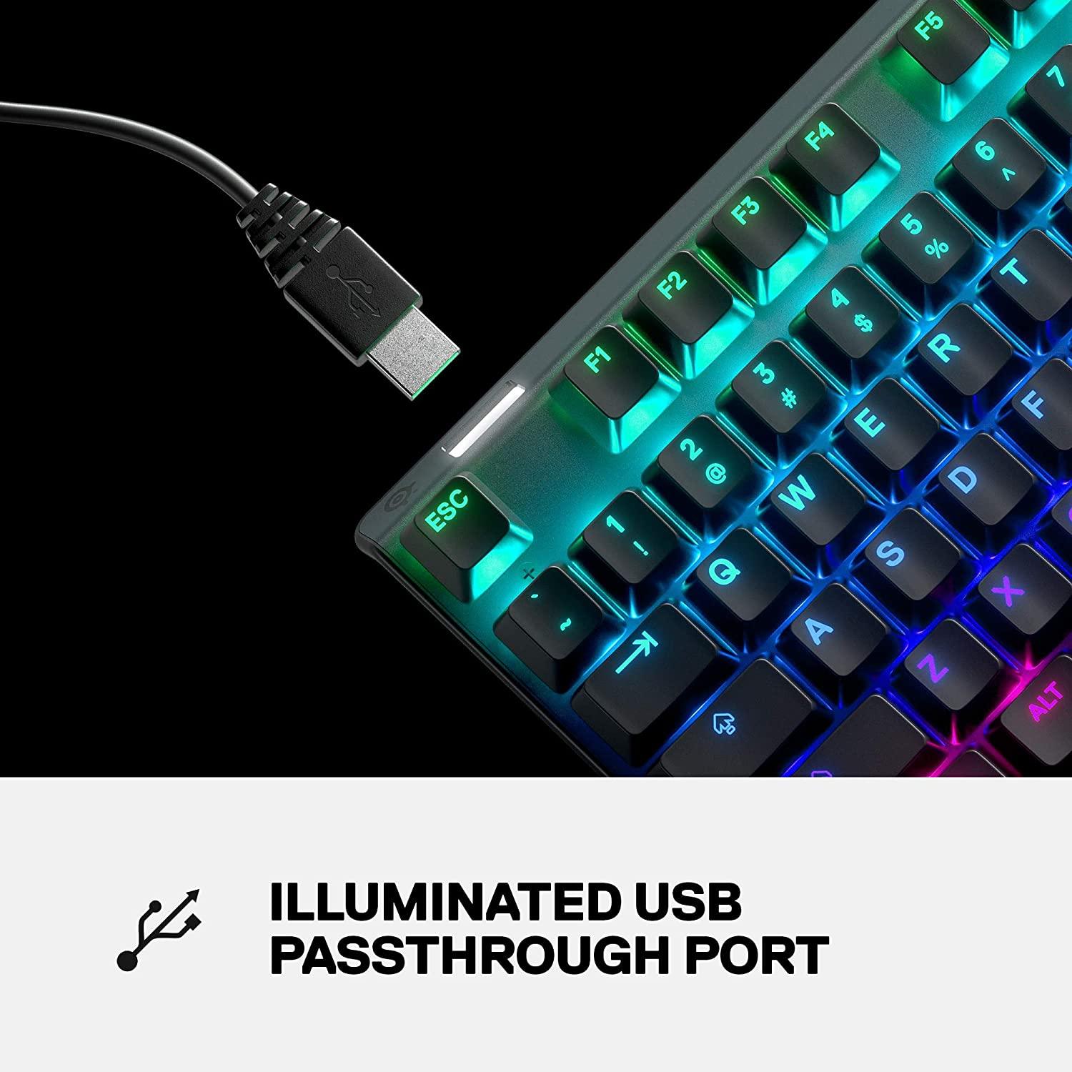 STEELSERIES APEX PRO TKL MECHANICAL GAMING KEYBOARD PC/MAC/XBOXONE/PS4 (US64734) - DataBlitz