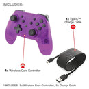 NYKO NSW WIRELESS CORE CONTROLLER TRANSLUCENT PURPLE (87262-T83) - DataBlitz